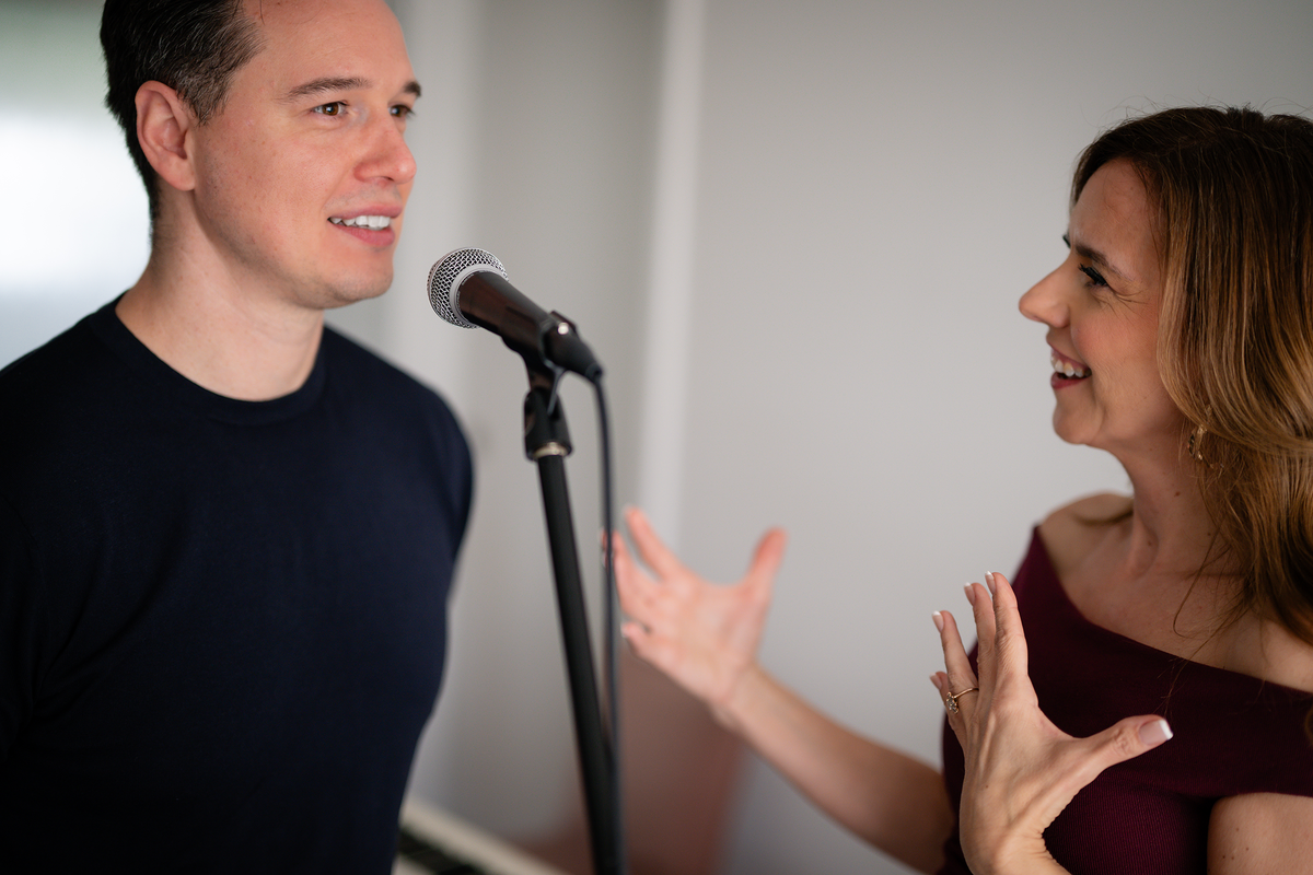 Embodied voice coaching session in Melbourne